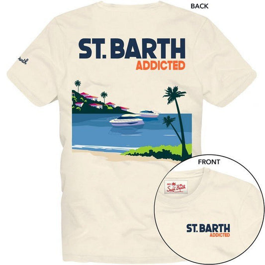 T - SHIRT ST.BARTH ADDICTED MC2 - Angel Luxury
