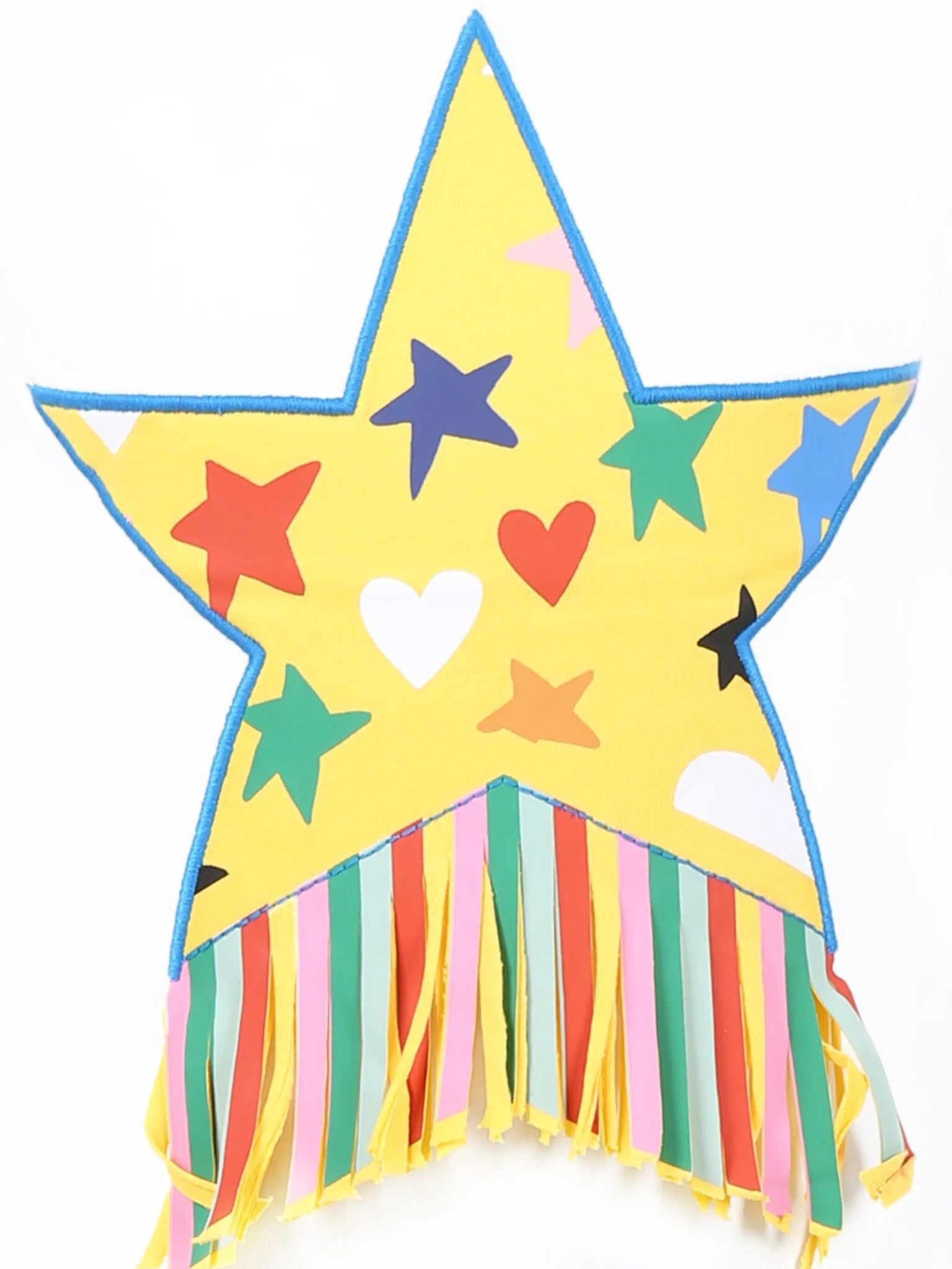 T - SHIRT STELLA GIALLIA CON FRANGE STELLA MCCARTNEY - Angel Luxury