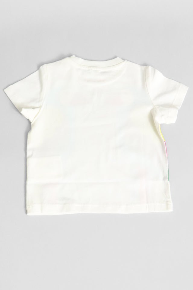 T-shirt StellaMcCartney bianca con pappagallo - Angel Luxury