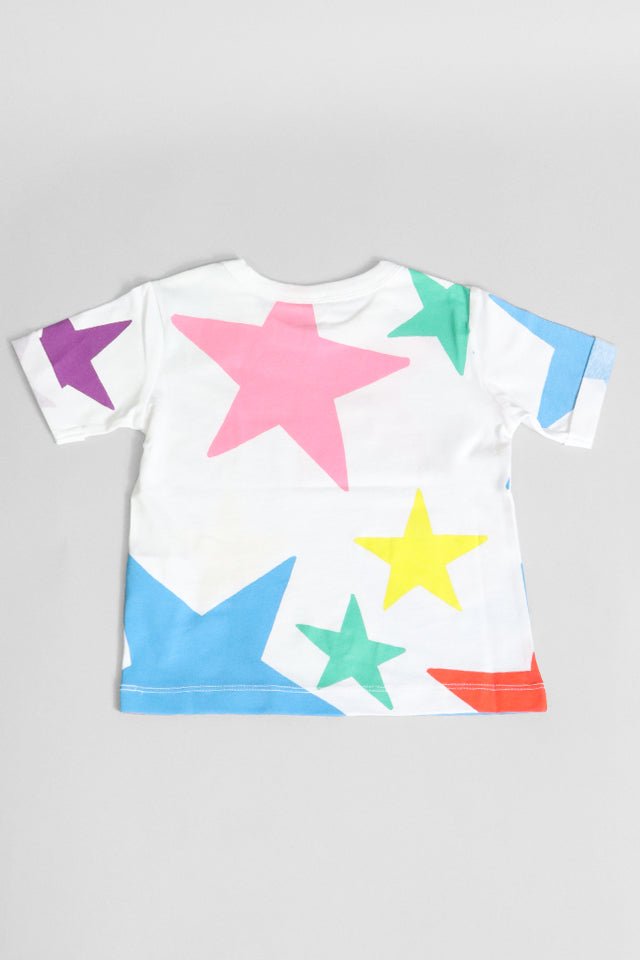 T-shirt StellaMcCartney bianca con stelle - Angel Luxury