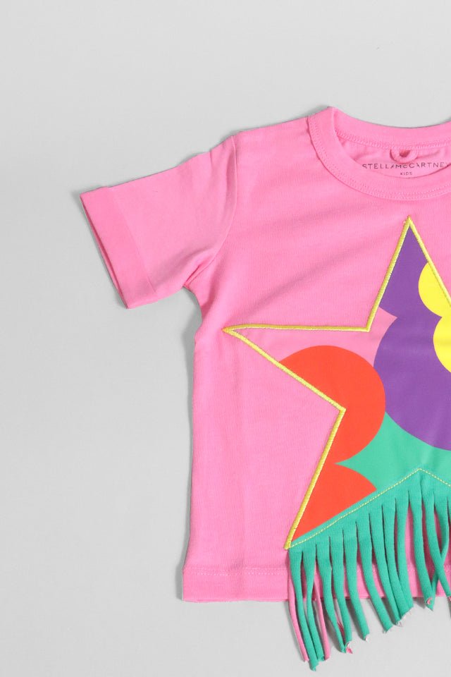 T-shirt StellaMcCartney fucsia con stella - Angel Luxury
