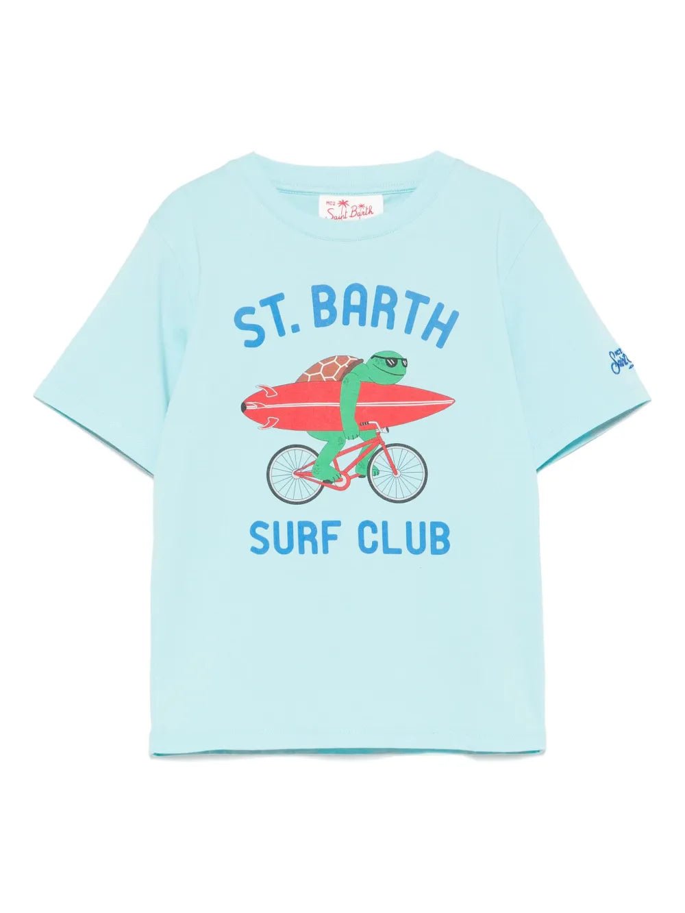 T - SHIRT TARTARUGA CON SURF MC2 SAINT BARTH - Angel Luxury