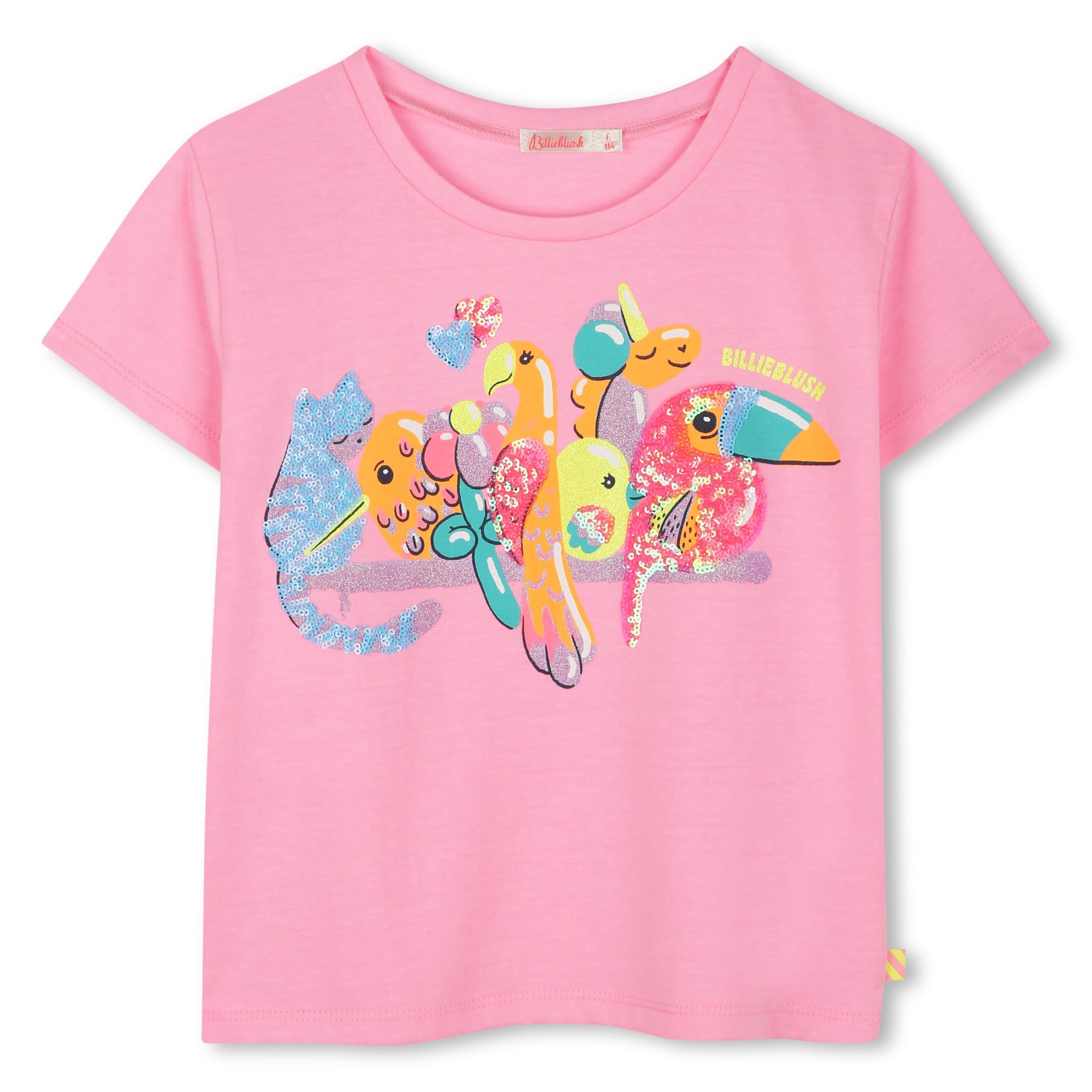 T - SHIRT TROPICALE ROSA BILLIEBLUSH - Angel Luxury