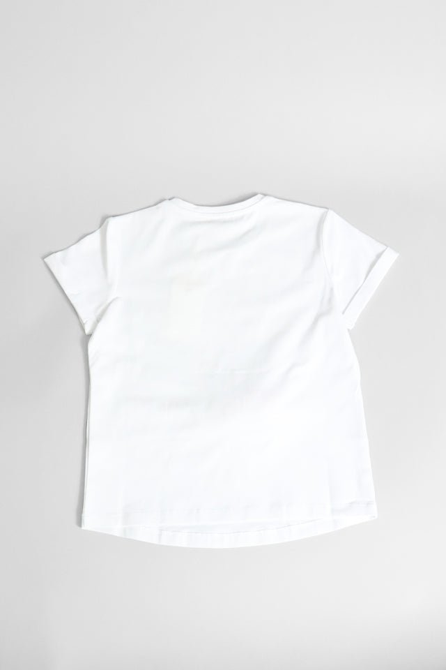 T-shirt Twinset bianca con scarpe - Angel Luxury