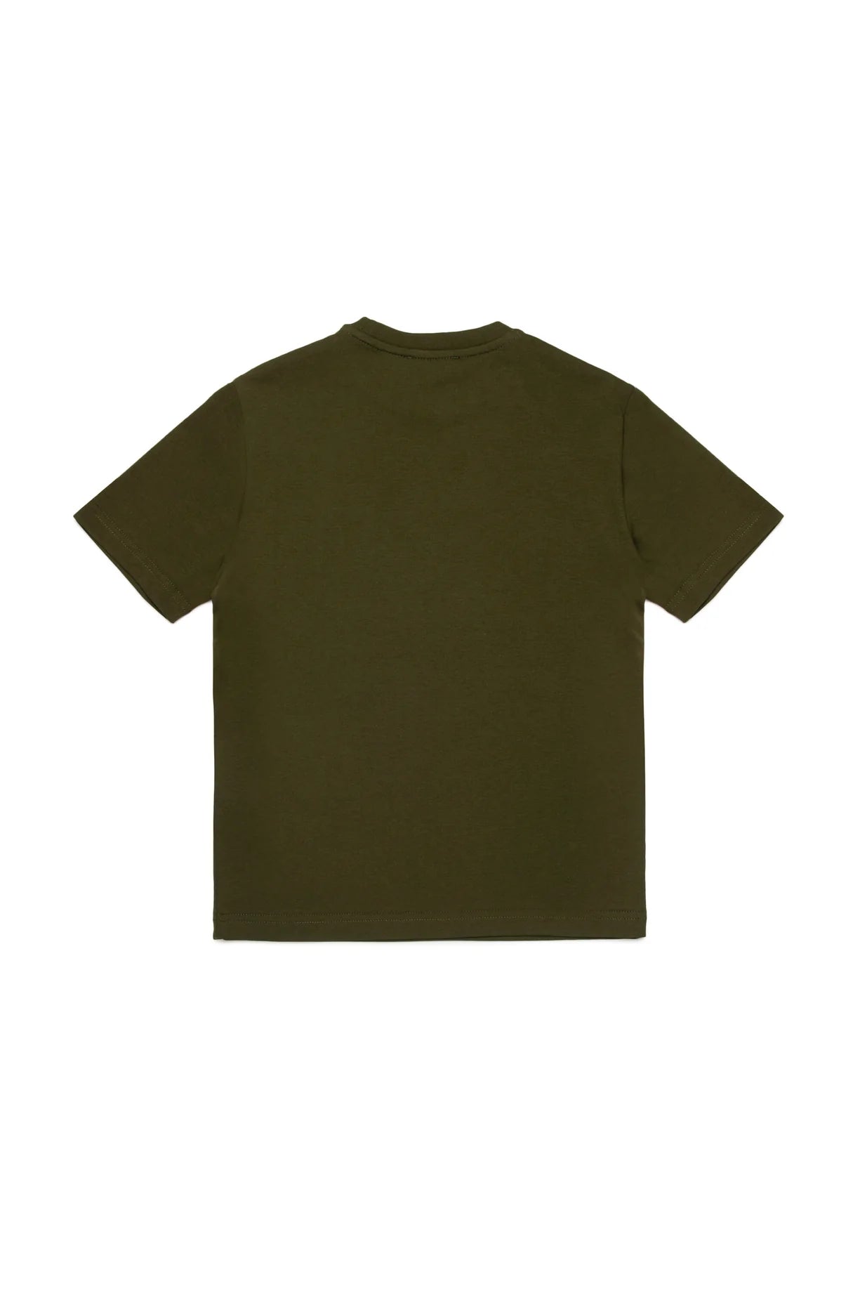 T - SHIRT VERDE CON LOGO ARANCIONE DSQUARED2 - Angel Luxury