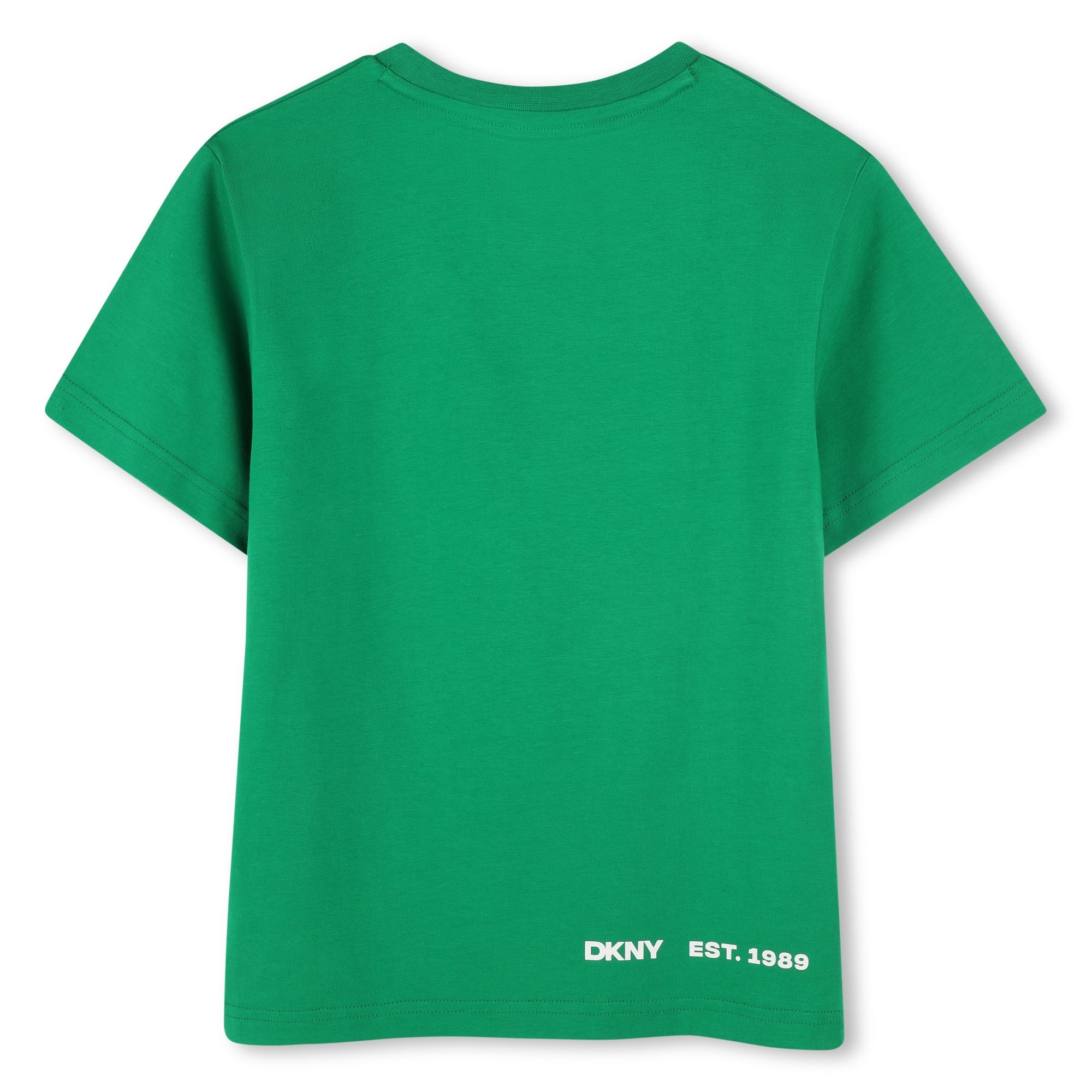 T - SHIRT VERDE CON LOGO BIANCO DKNY - Angel Luxury