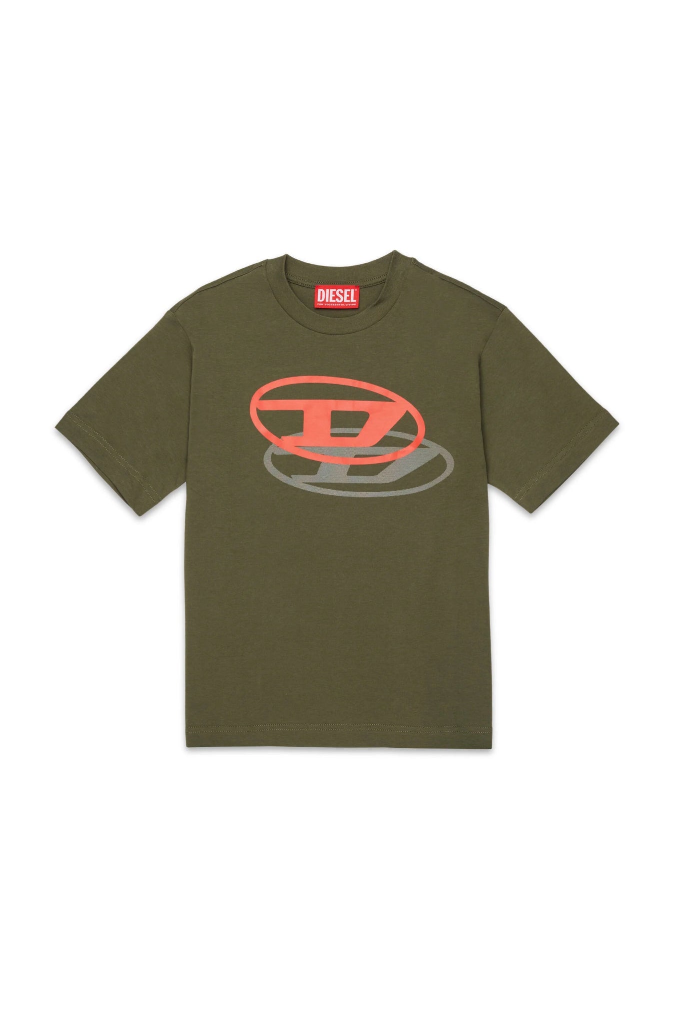 T - SHIRT VERDE CON LOGO DIESEL - Angel Luxury