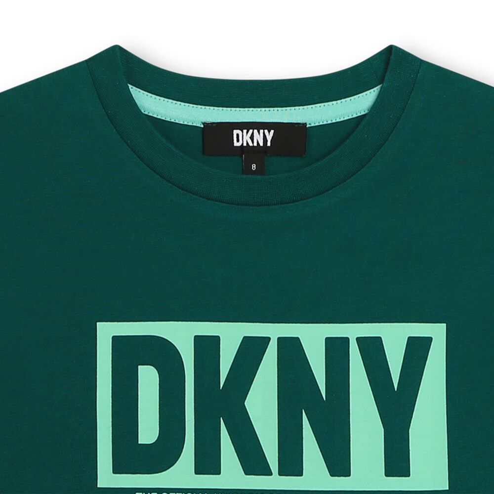 T - SHIRT VERDE CON LOGO DKNY - Angel Luxury