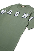 T - SHIRT VERDE CON STAMPA MARNI - Angel Luxury