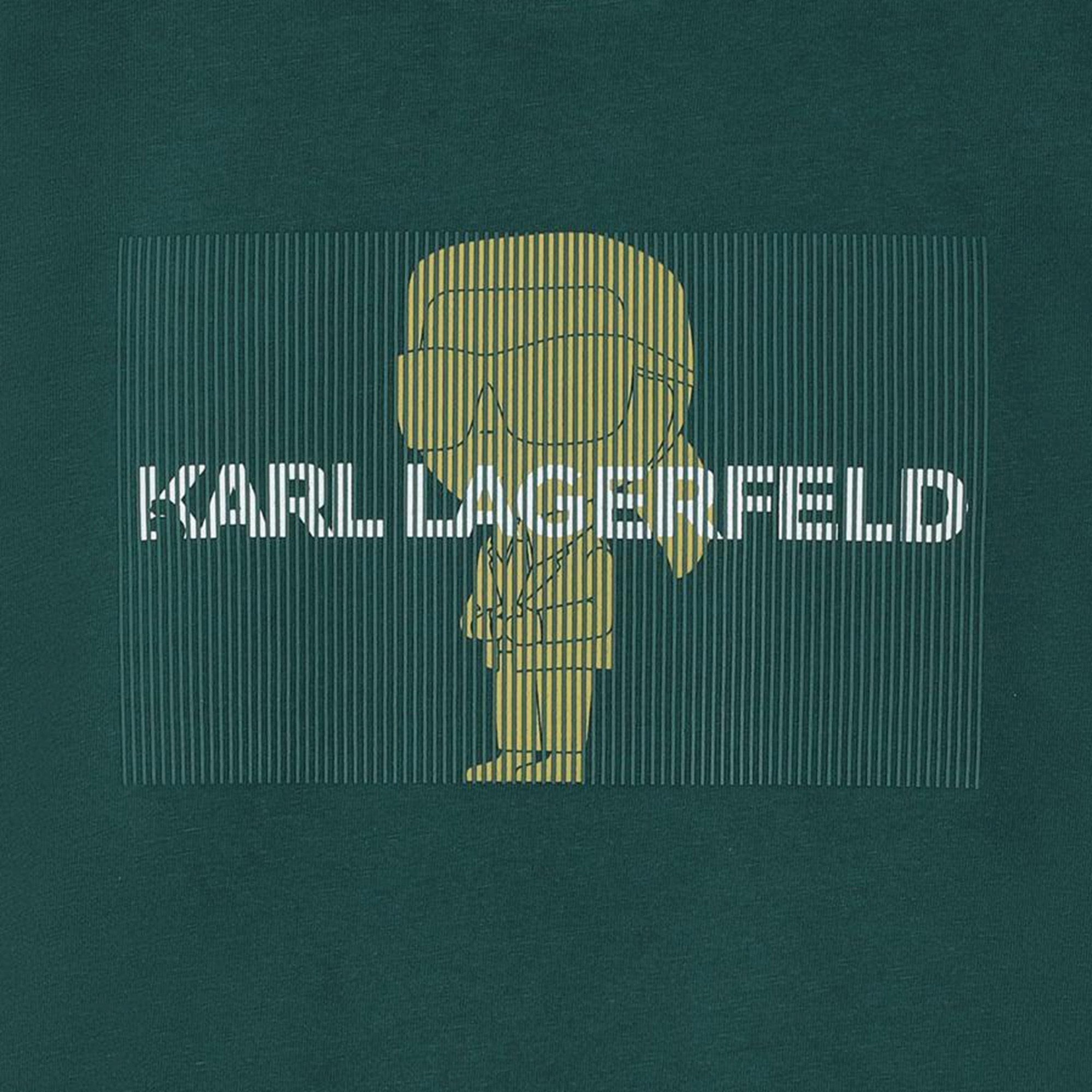 T - SHIRT VERDE KARL LAGERFELD - Angel Luxury