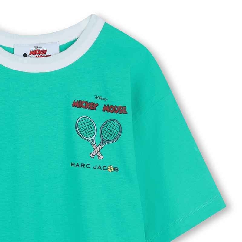 T - SHIRT VERDE MENTA CON TOPOLINO MARC JACOBS - Angel Luxury