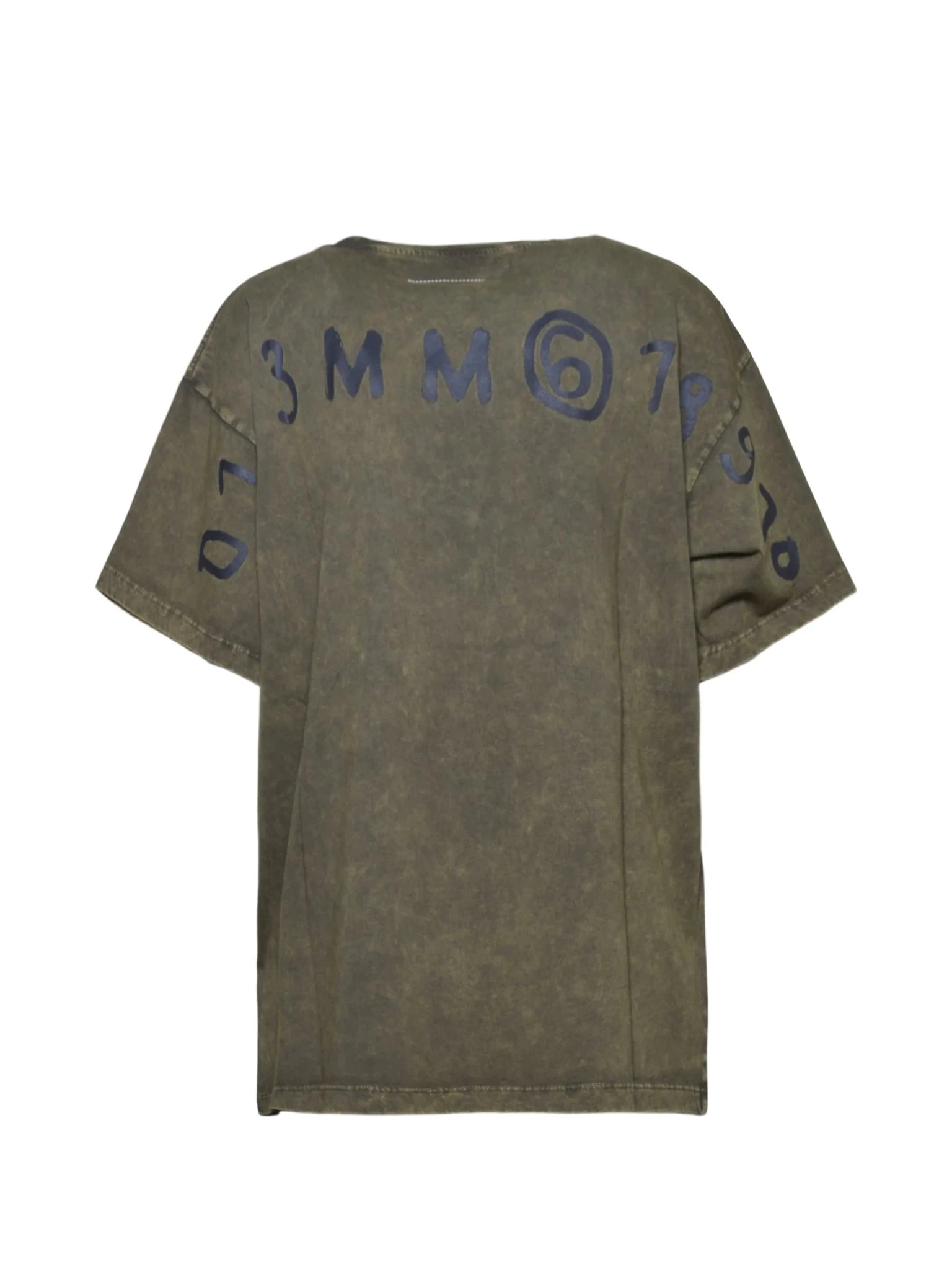T - SHIRT VERDE SABBIATO MAISON MARGIELA - Angel Luxury