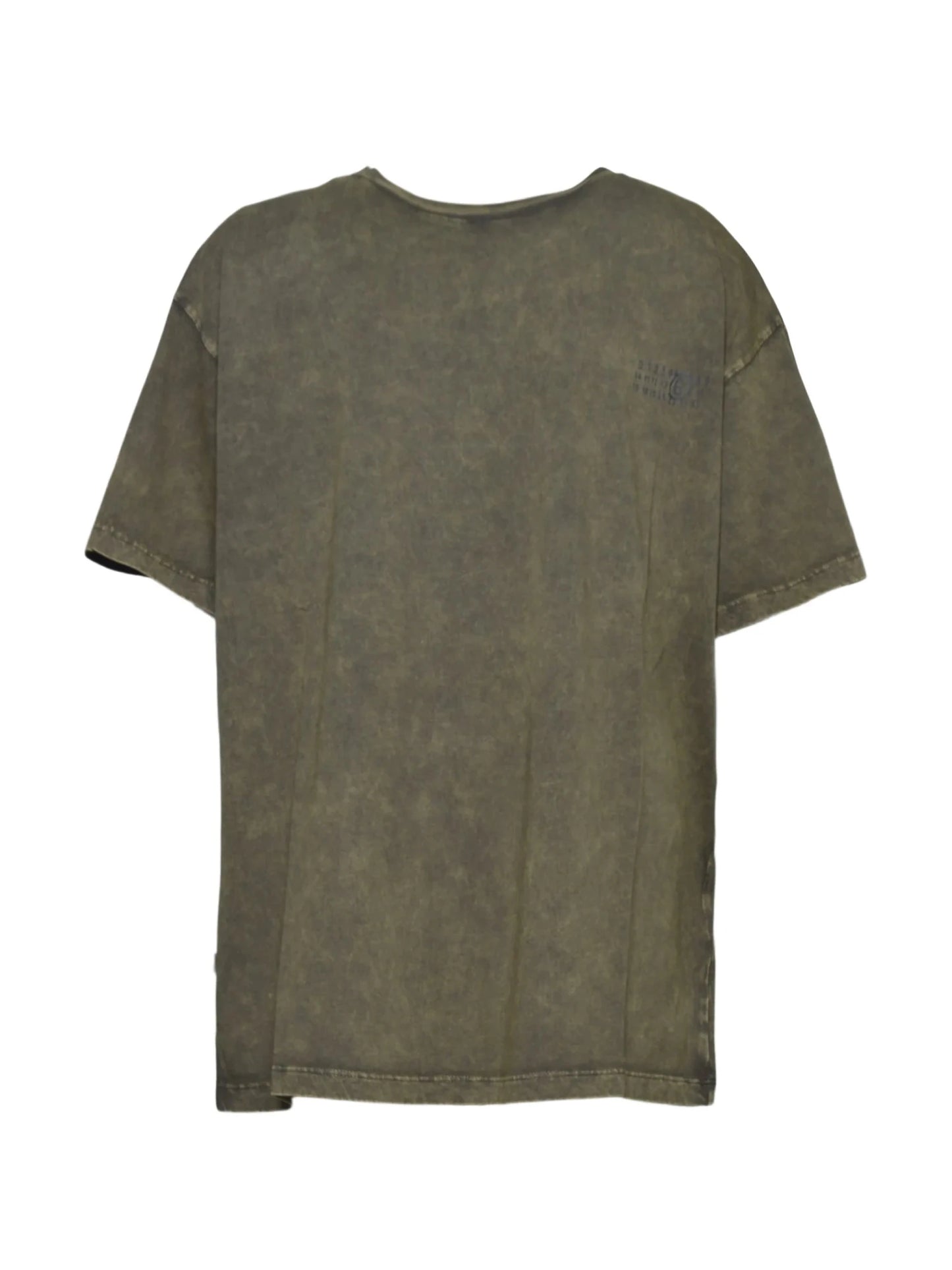 T - SHIRT VERDE SABBIATO MAISON MARGIELA - Angel Luxury