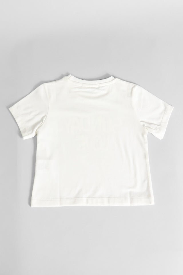 T-shirt Vicolo bianca con scritta colorata - Angel Luxury