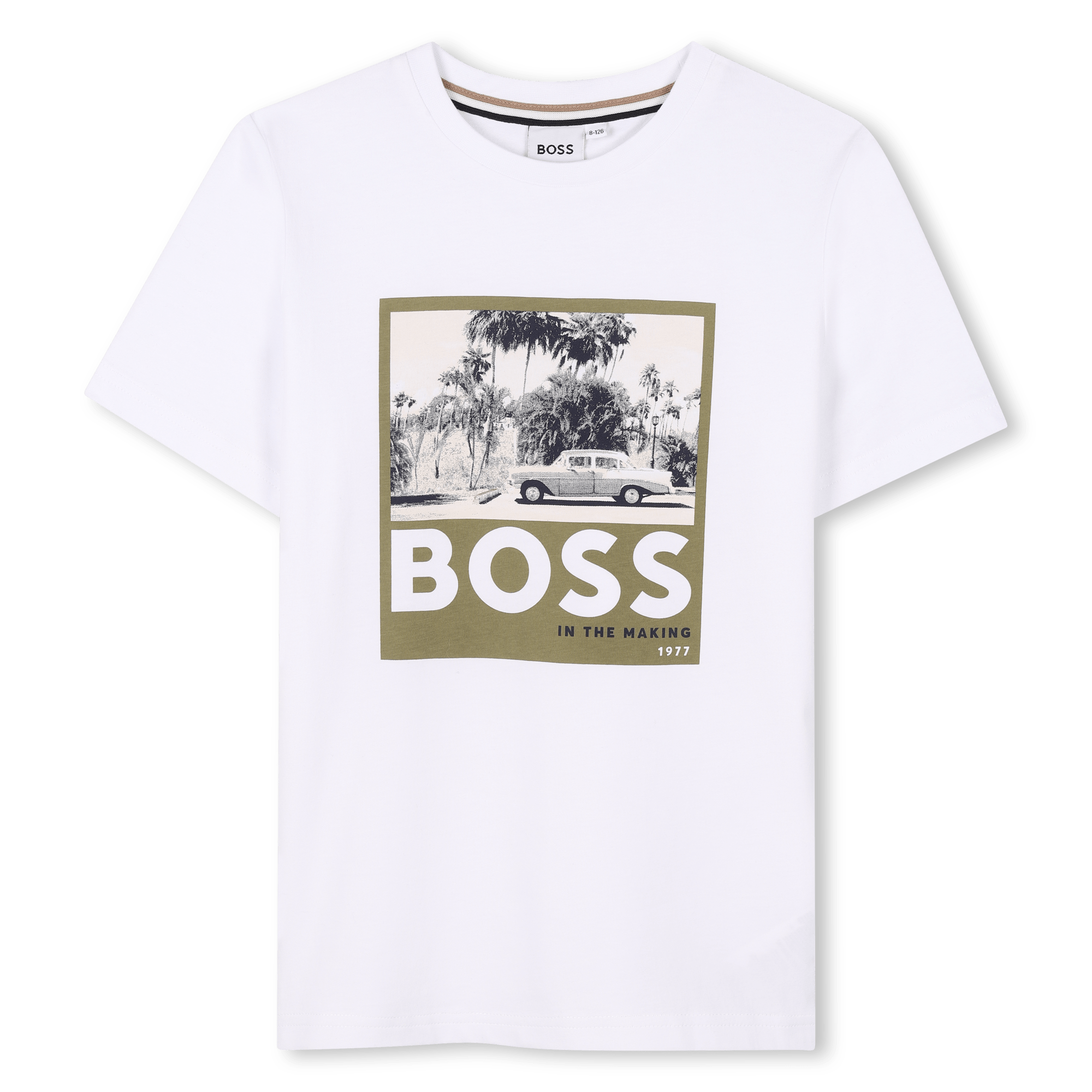 T - SHIRT VINTAGE BIANCA HUGO BOSS - Angel Luxury