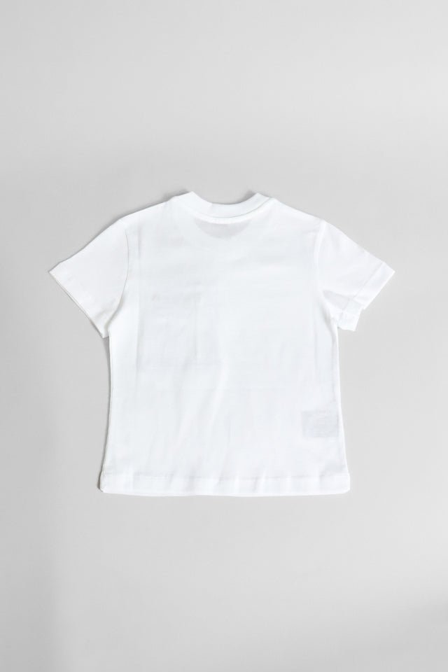 T-shirt White Over bianca e celeste - Angel Luxury