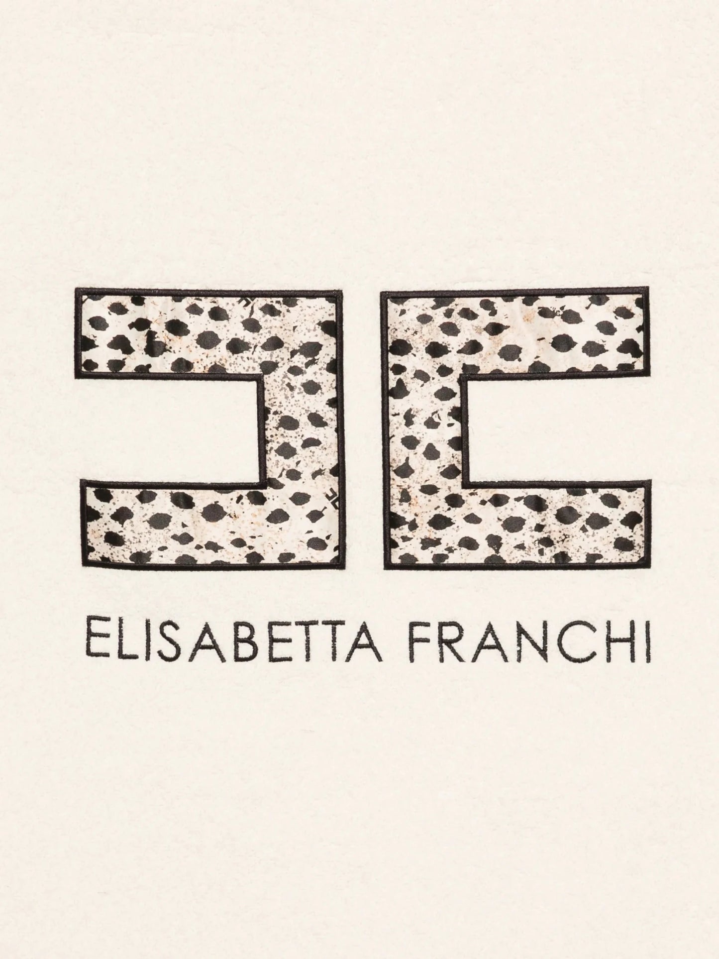 TELO MARE CON LOGO MACULATO ELISABETTA FRANCHI - Angel Luxury