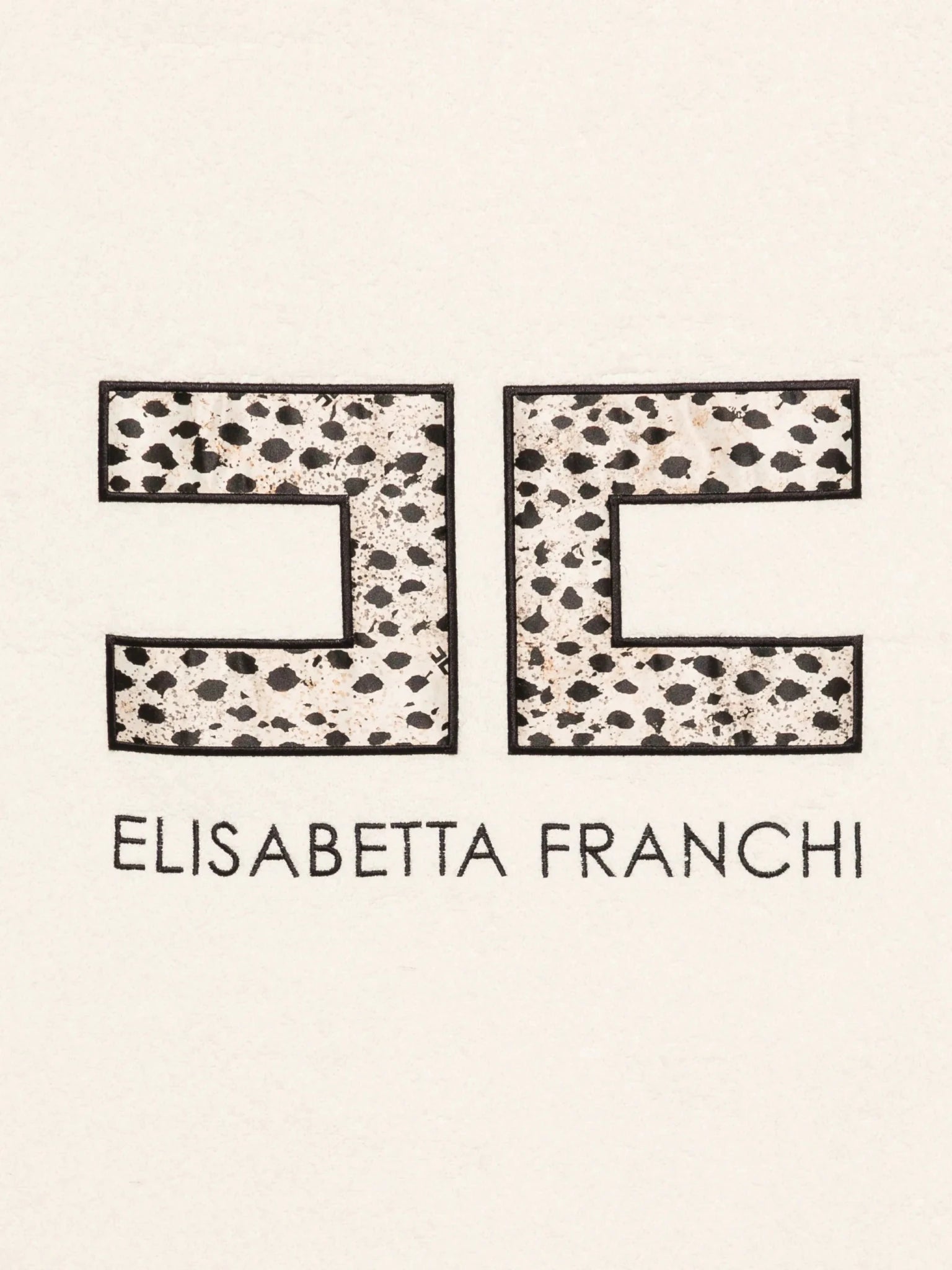 TELO MARE CON LOGO MACULATO ELISABETTA FRANCHI - Angel Luxury