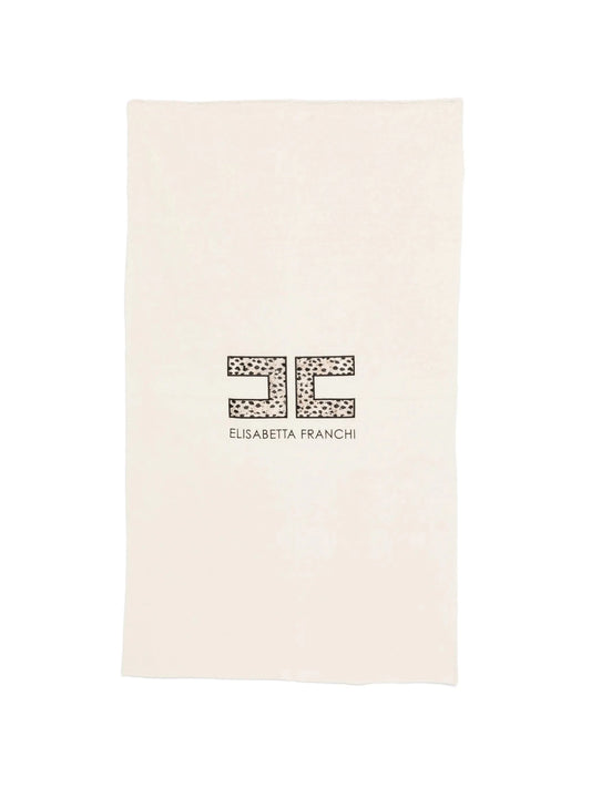TELO MARE CON LOGO MACULATO ELISABETTA FRANCHI - Angel Luxury