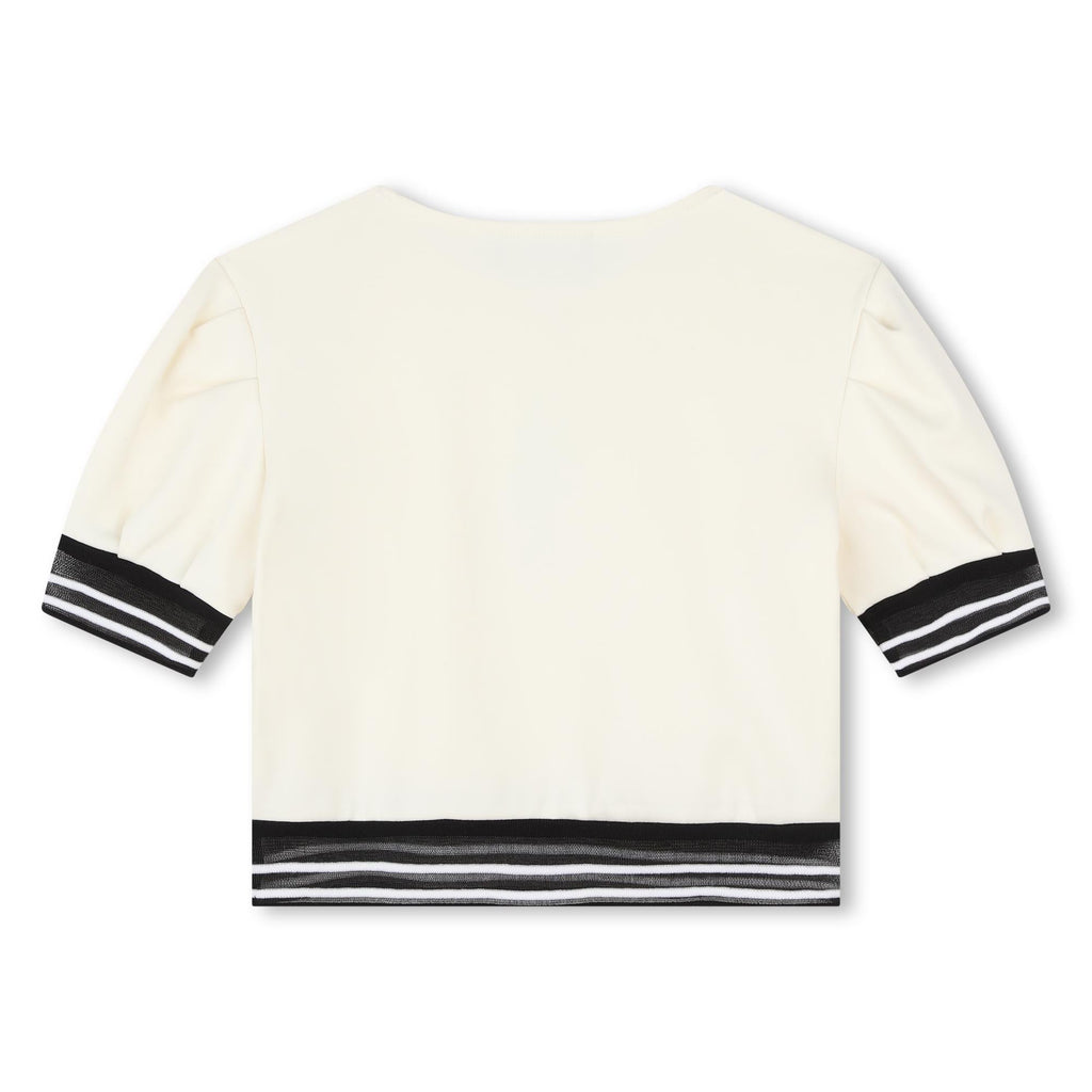 TOP CON FINTA CRAVATTA KARL LAGERFELD - Angel Luxury