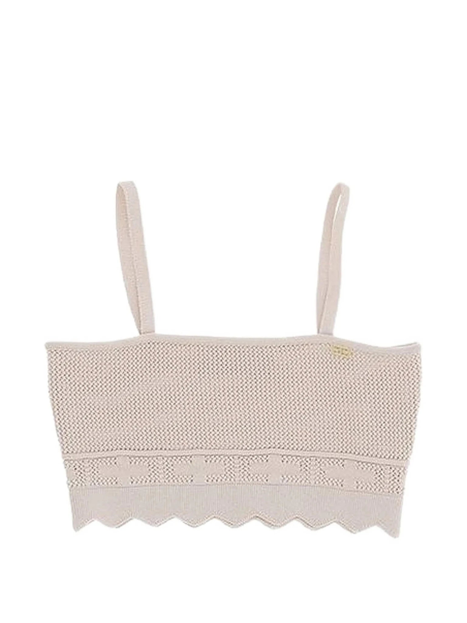 TOP IN MAGLIA ROSA ELISABETTA FRANCHI - Angel Luxury