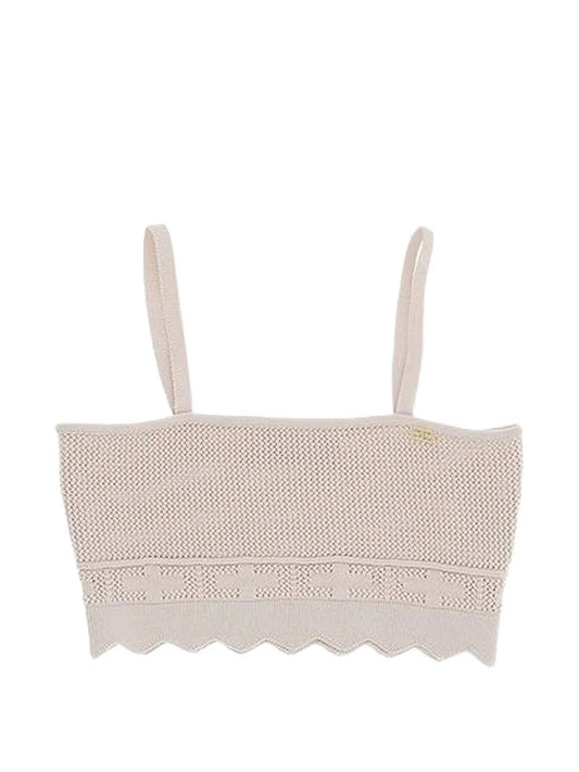 TOP IN MAGLIA ROSA ELISABETTA FRANCHI - Angel Luxury