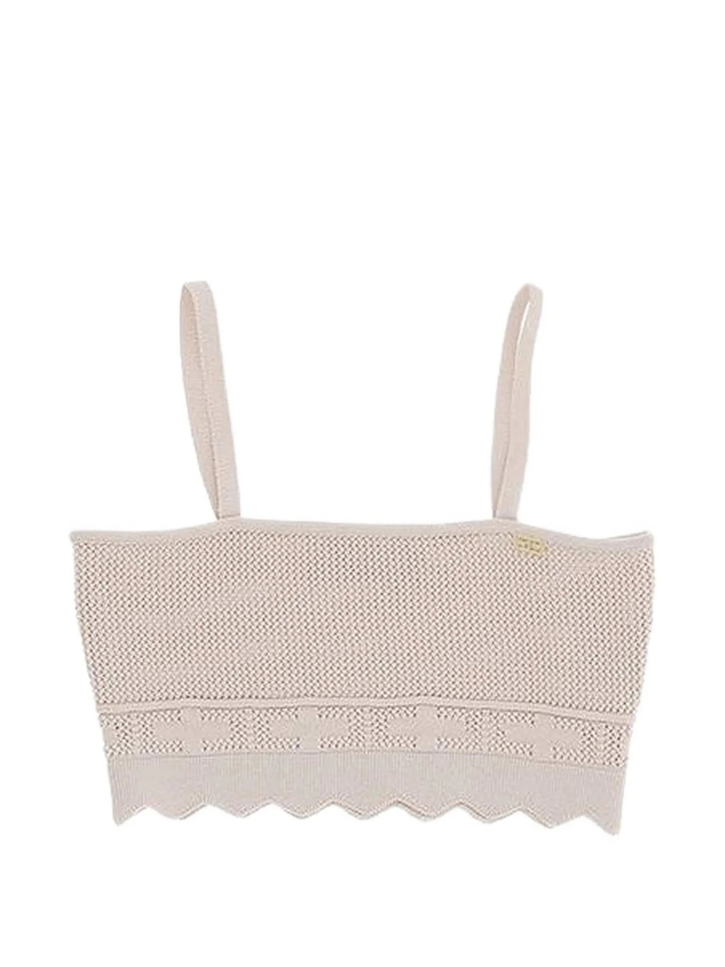TOP IN MAGLIA ROSA ELISABETTA FRANCHI - Angel Luxury
