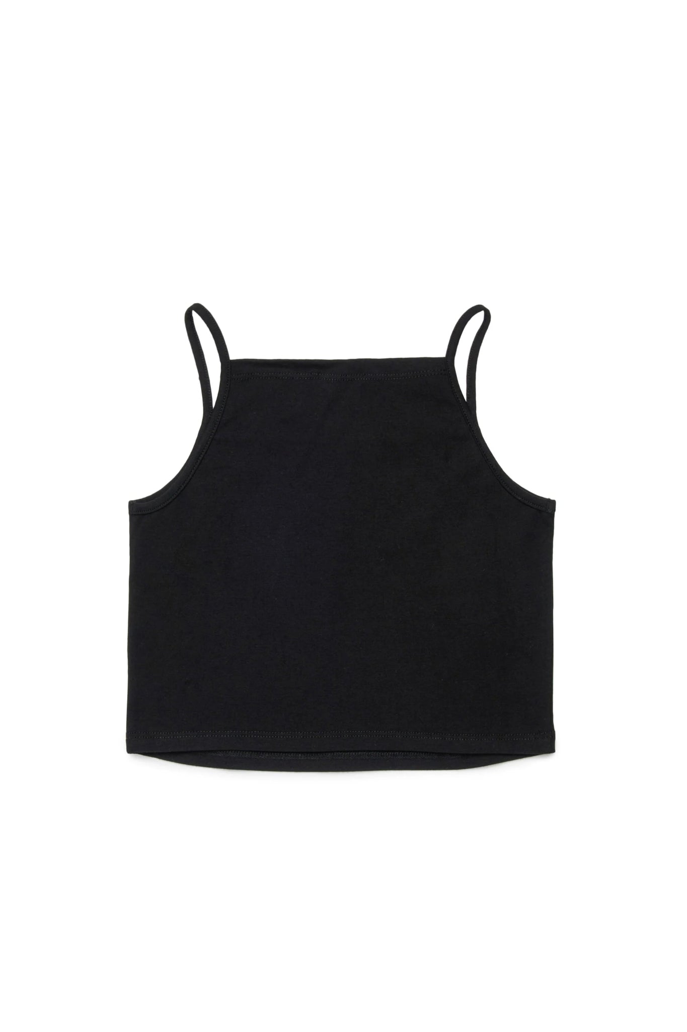 TOP NERO CON LOGO BRILLANTINATO DIESEL - Angel Luxury