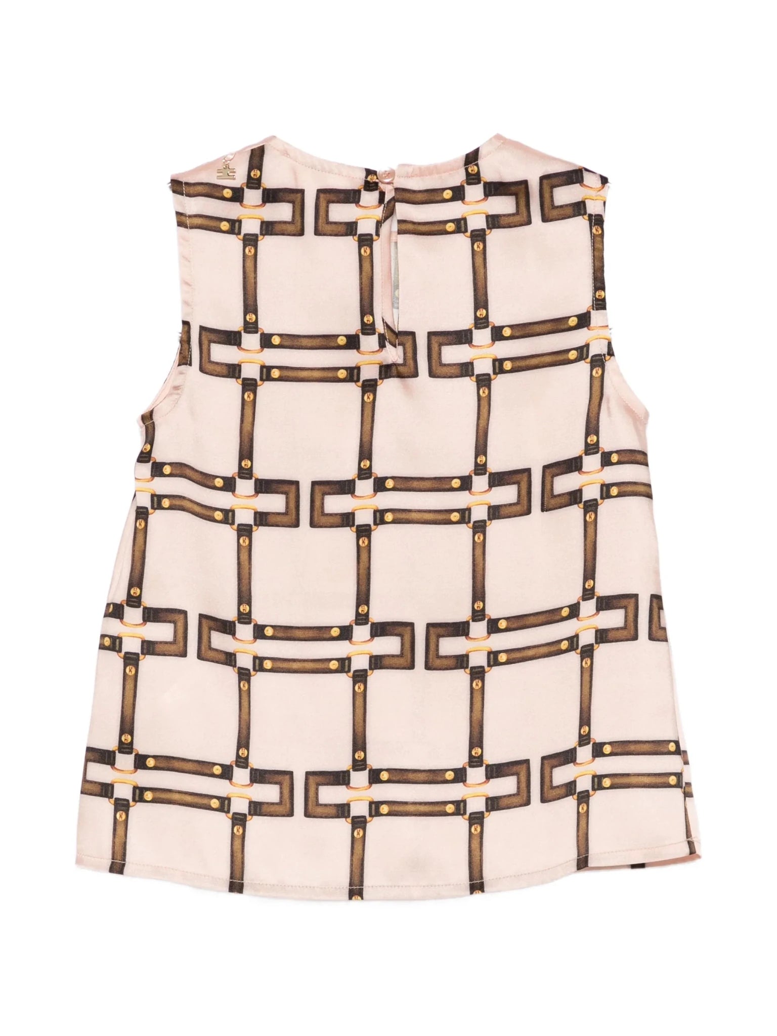 TOP SMANICATO CON CHARMS ELISABETTA FRANCHI - Angel Luxury