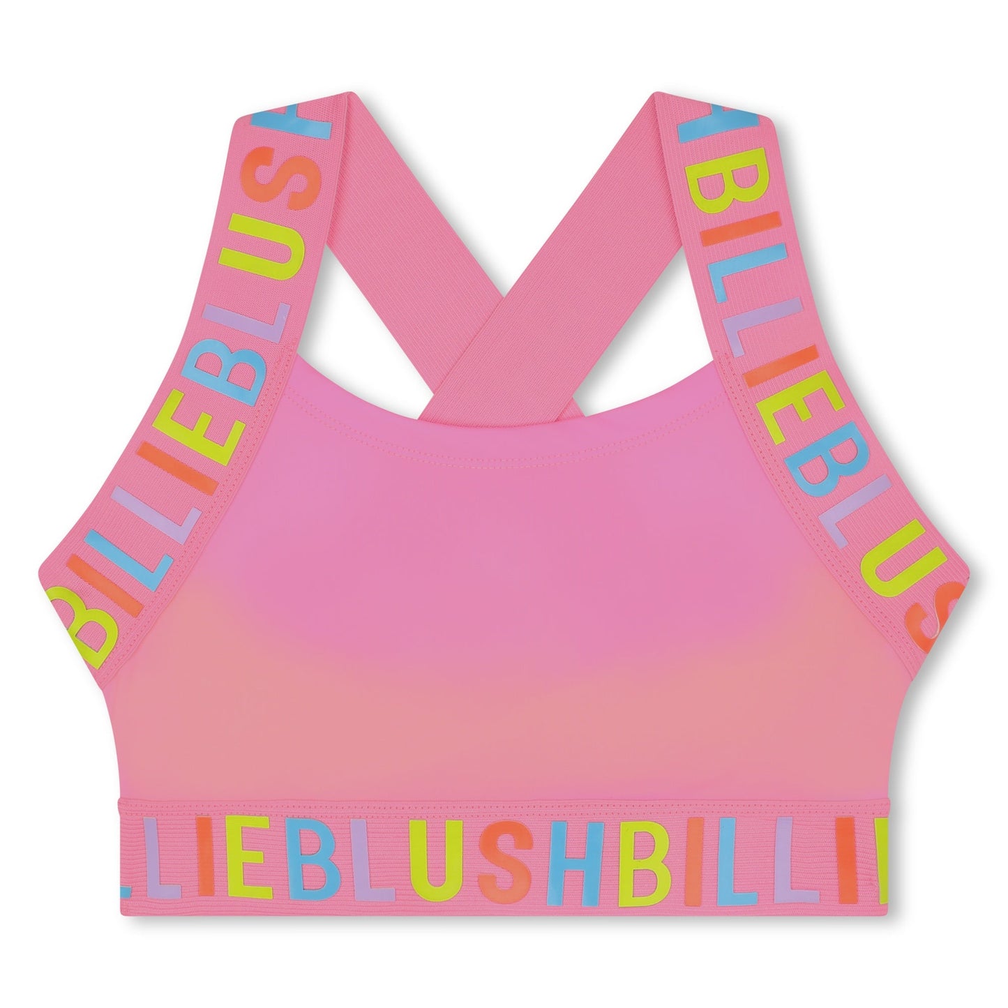 TOP SPORTIVO CON LOGO BILLIEBLUSH - Angel Luxury