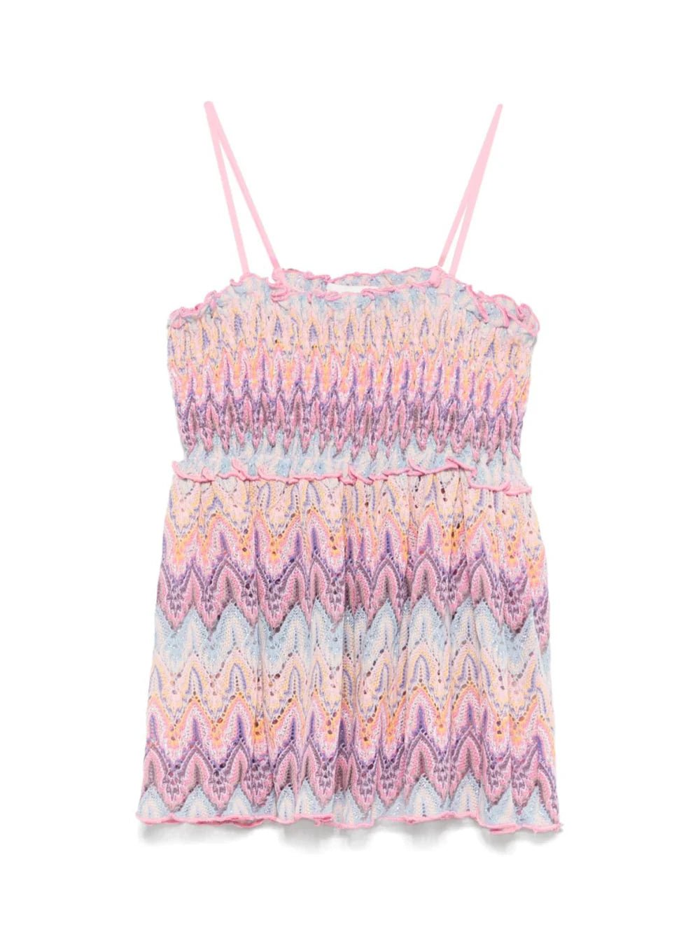 TOP TRAFORATO MULTICOLOR MC2 SAINT BARTH - Angel Luxury