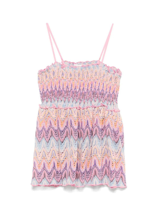 TOP TRAFORATO MULTICOLOR MC2 SAINT BARTH - Angel Luxury