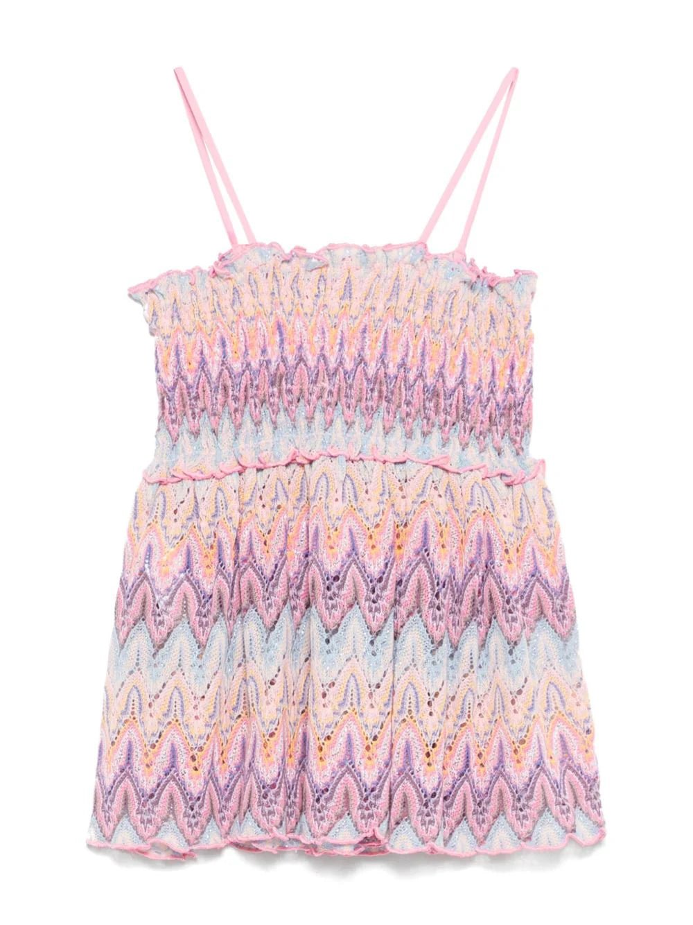 TOP TRAFORATO MULTICOLOR MC2 SAINT BARTH - Angel Luxury