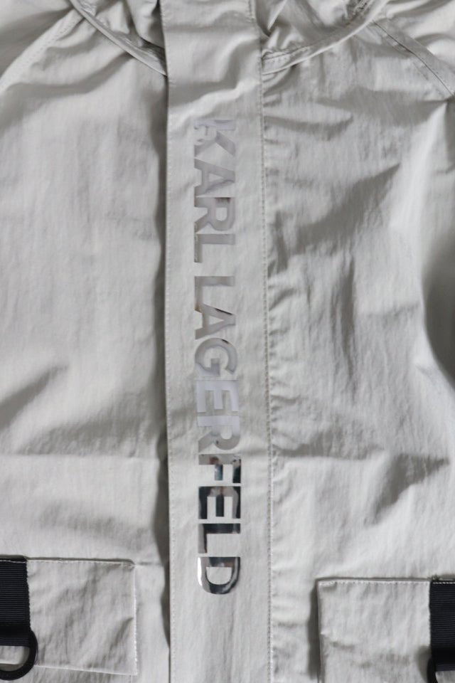 Trench double face Karl Lagerfeld beige - argento - Angel Luxury