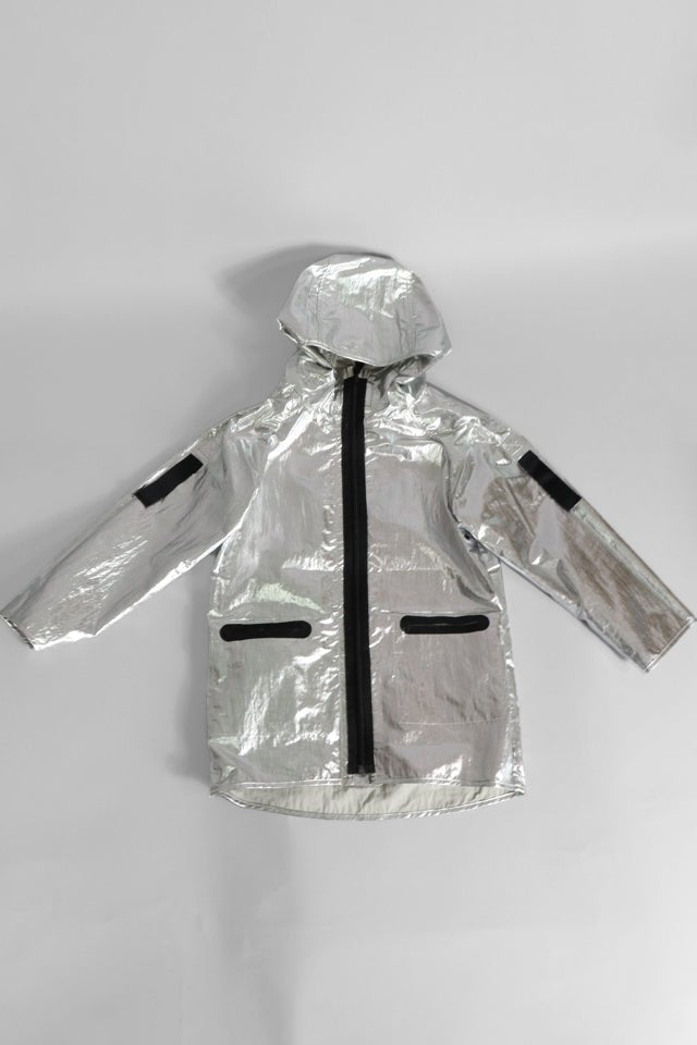 Trench double face Karl Lagerfeld beige - argento - Angel Luxury