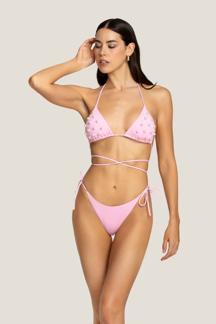 TRIANGOLO ROSA CON PERLE 4GIVENESS - Angel Luxury