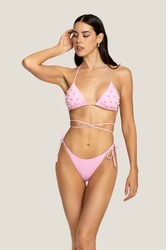 TRIANGOLO ROSA CON PERLE 4GIVENESS - Angel Luxury