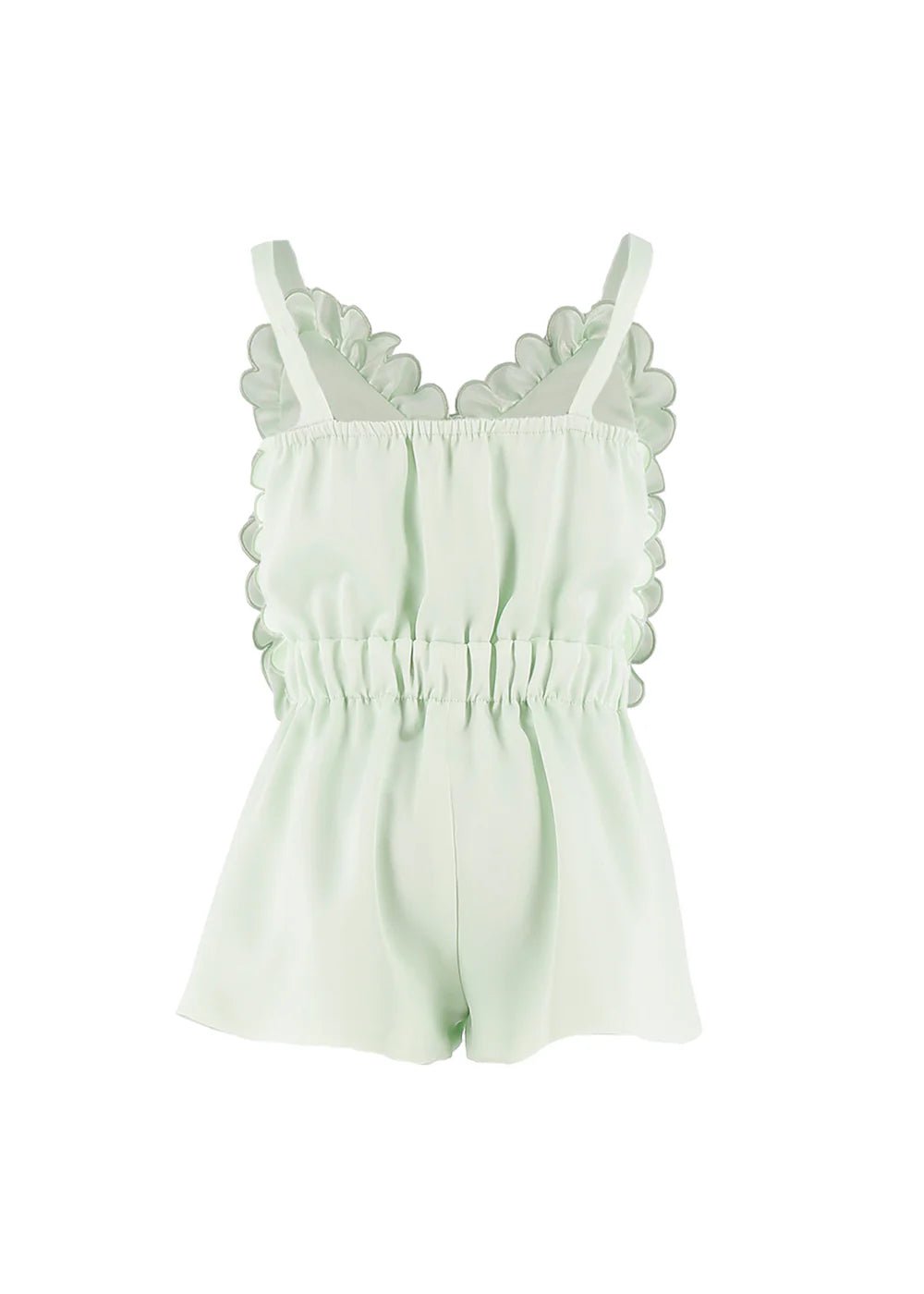 TUTA CON ROUCHES VERDE MENTA ELISABETTA FRANCHI - Angel Luxury