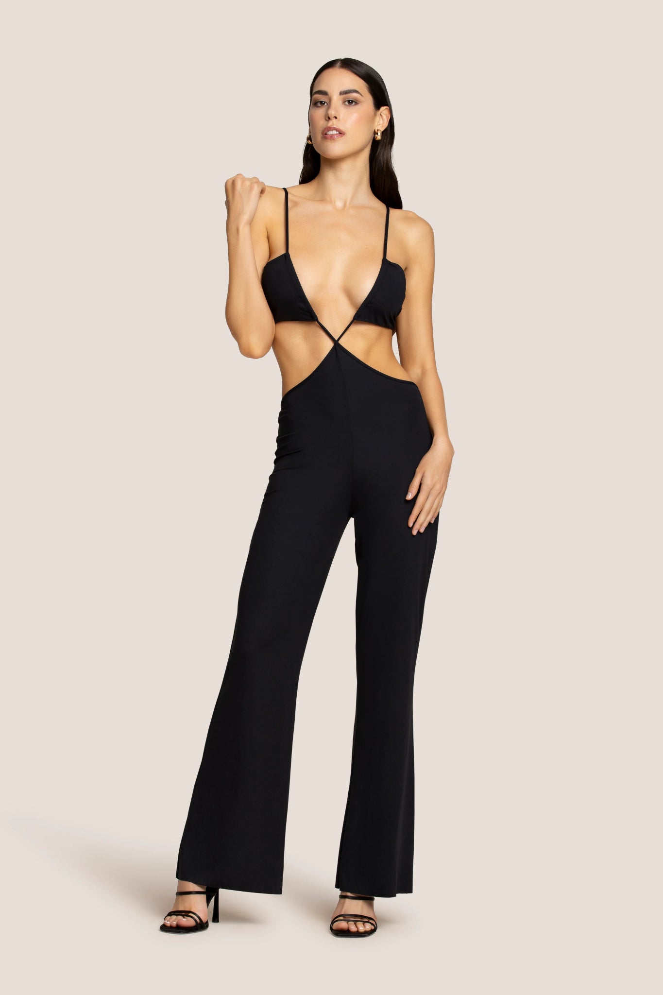 TUTA PALAZZO SOFT TOUCH NERO 4GIVENESS - Angel Luxury