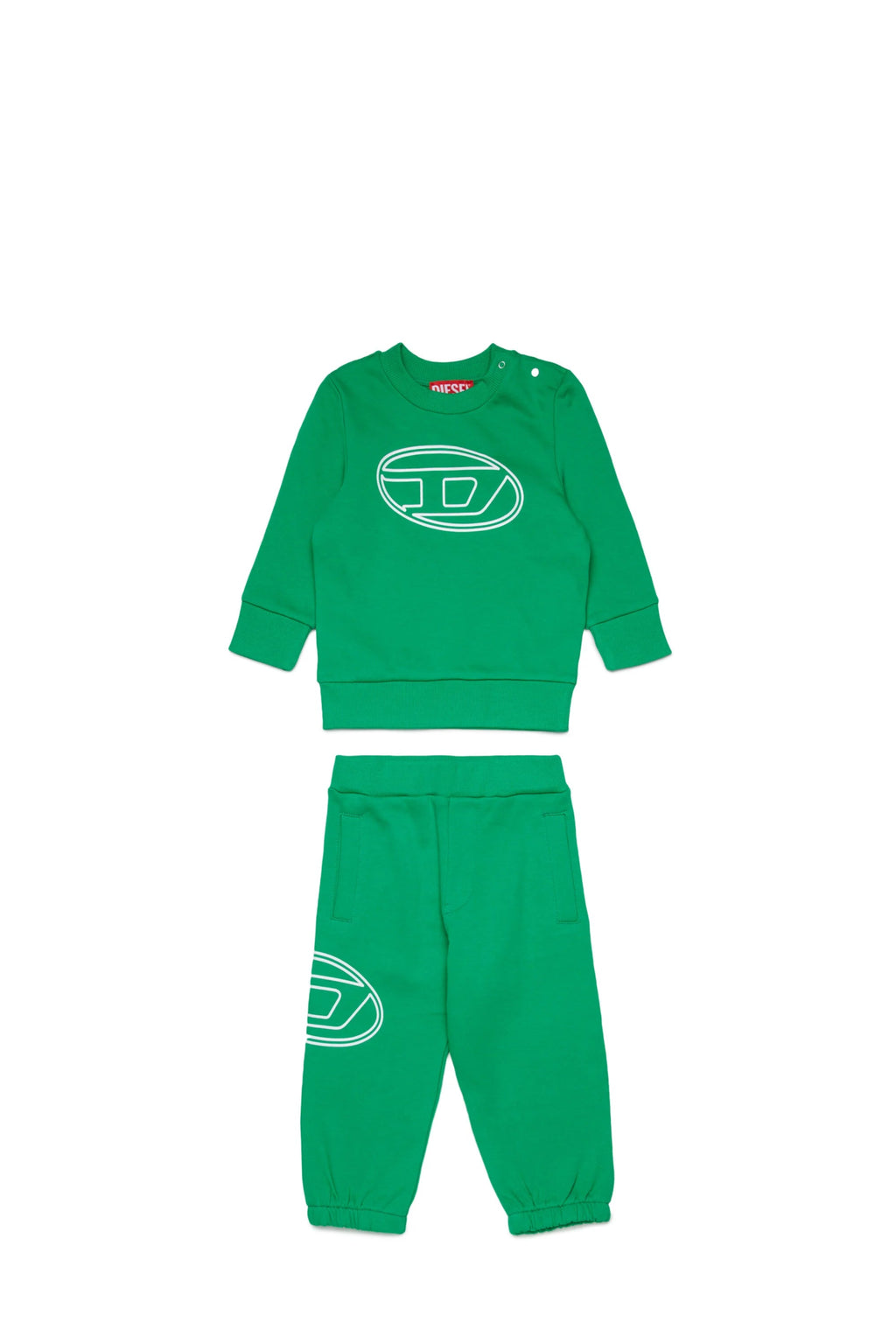 TUTA VERDE CON LOGO BIANCO DIESEL - Angel Luxury