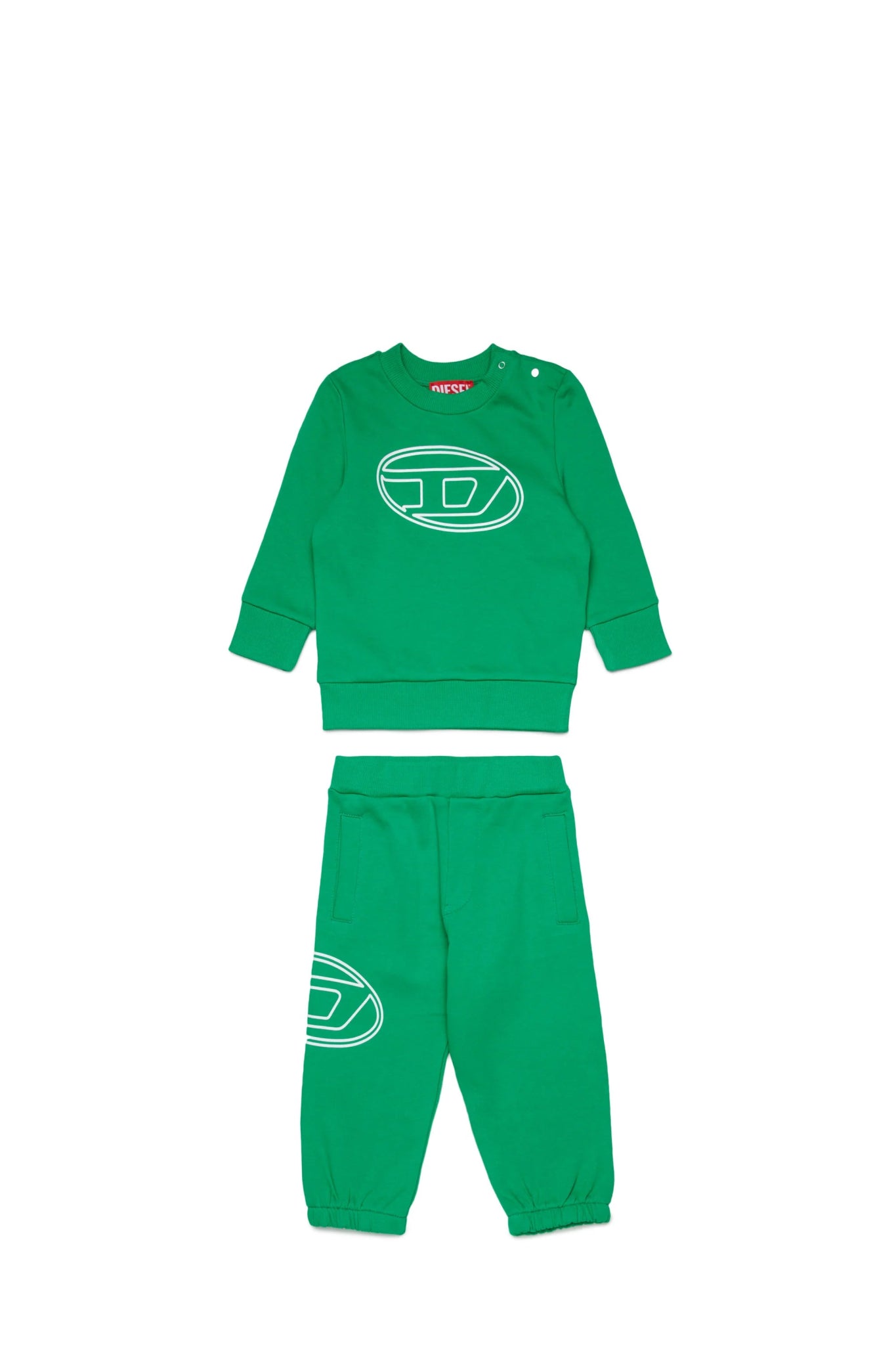 TUTA VERDE CON LOGO BIANCO DIESEL - Angel Luxury