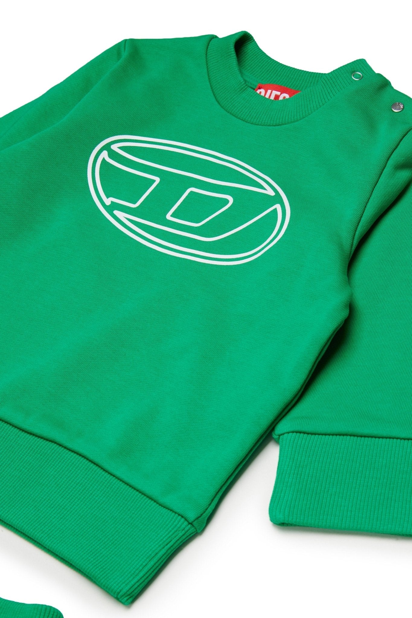 TUTA VERDE CON LOGO BIANCO DIESEL - Angel Luxury