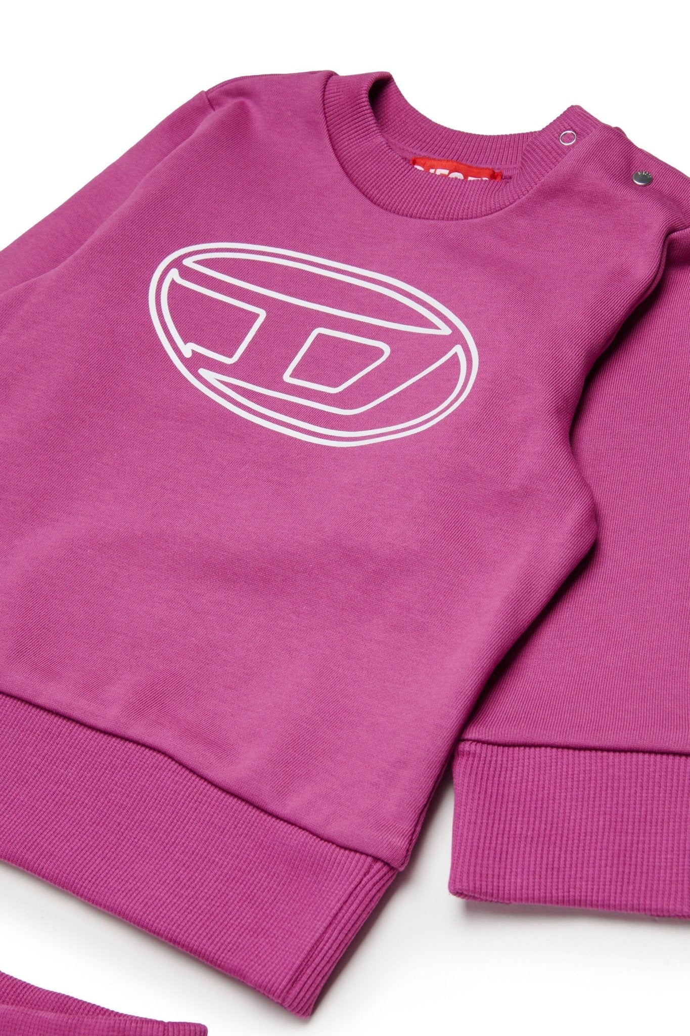 TUTA VIOLA CON LOGO BIANCO DIESEL - Angel Luxury