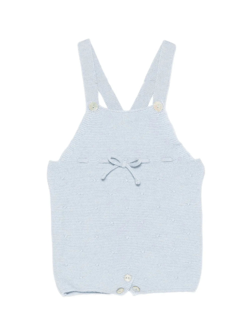 TUTINA A SALOPETTE AZZURRA CON FIOCCO PAZ RODRIGUEZ - Angel Luxury