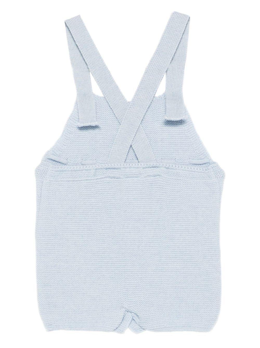 TUTINA A SALOPETTE AZZURRA CON FIOCCO PAZ RODRIGUEZ - Angel Luxury