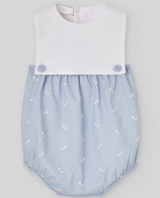 TUTINA AZZURRA E BIANCA NEONATO PAZ RODRIGUEZ - Angel Luxury