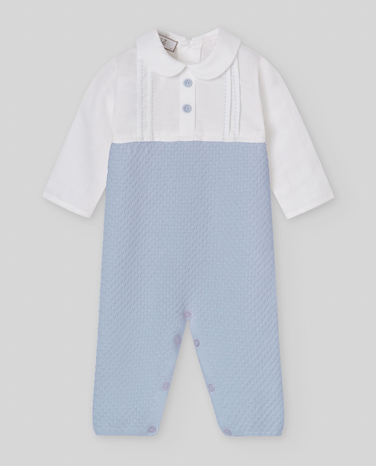 TUTINA BIANCA E AZZURRA NEONATO PAZ RODRIGUEZ - Angel Luxury