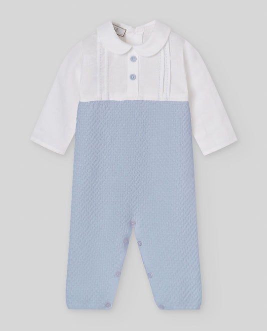 TUTINA BIANCA E AZZURRA NEONATO PAZ RODRIGUEZ - Angel Luxury