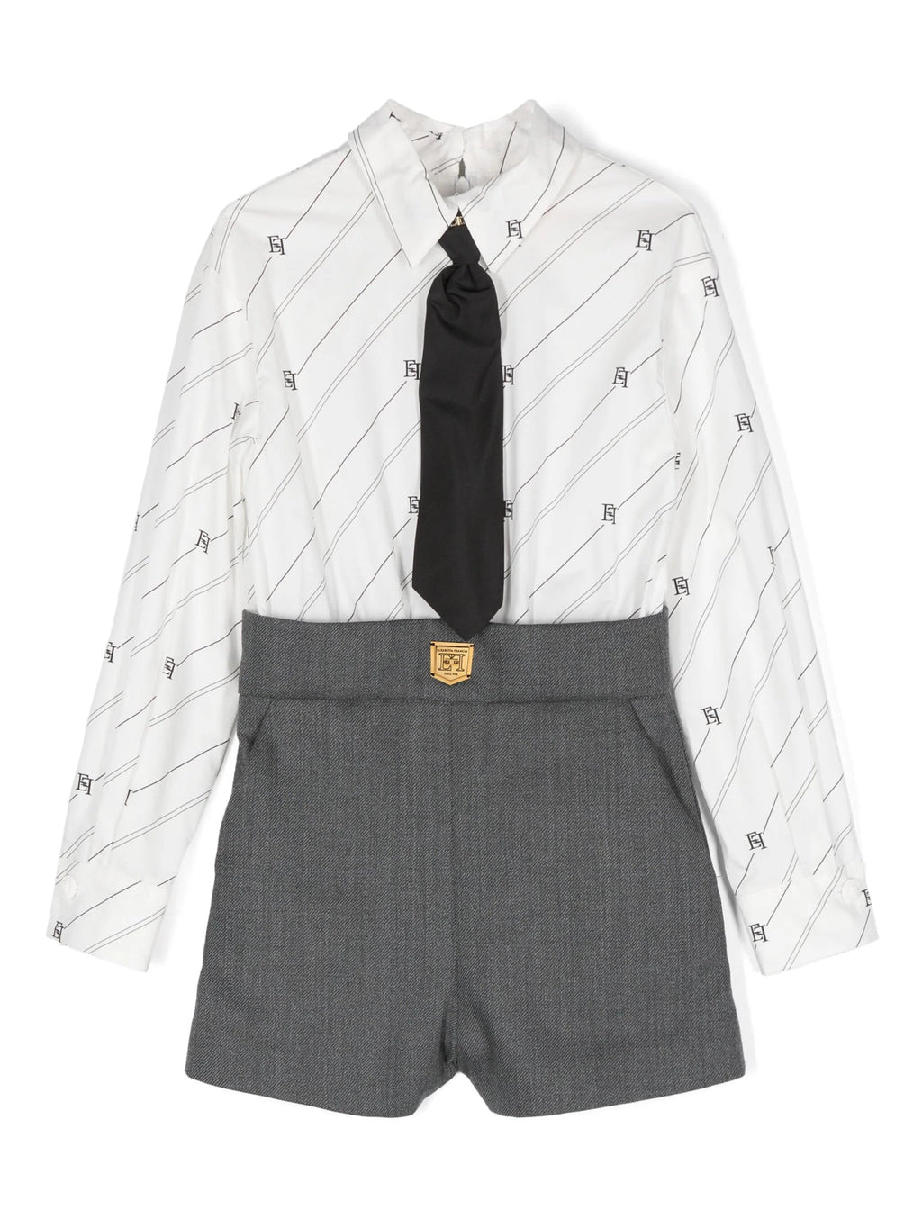 TUTINA CORTA CON CAMICIA ELISABETTA FRANCHI - Angel Luxury