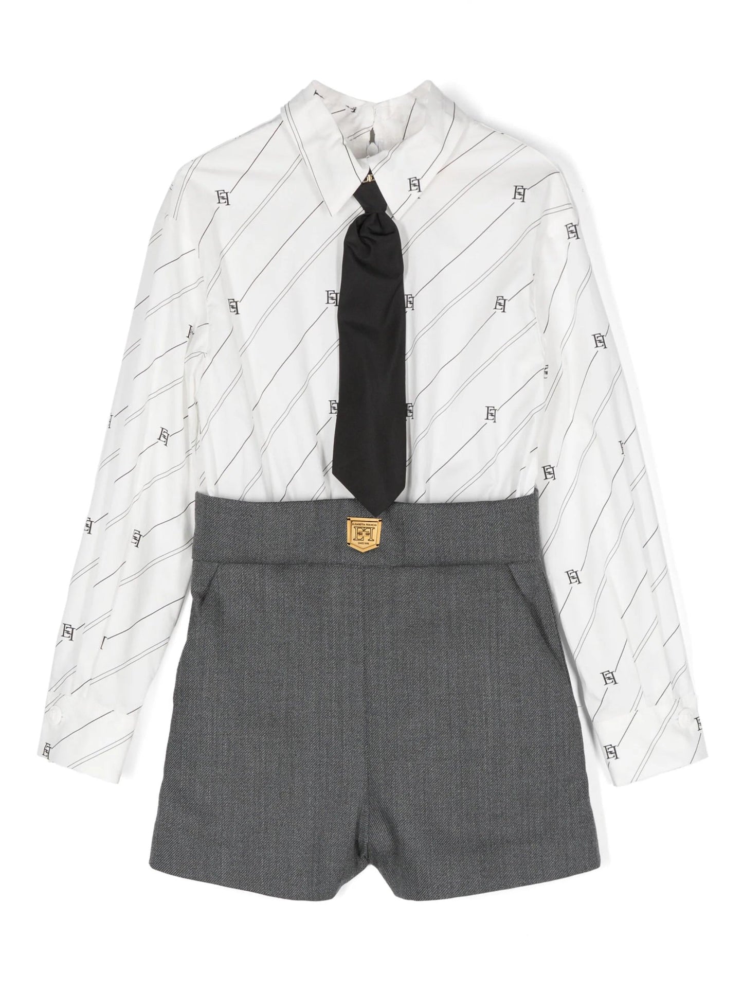 TUTINA CORTA CON CAMICIA ELISABETTA FRANCHI - Angel Luxury